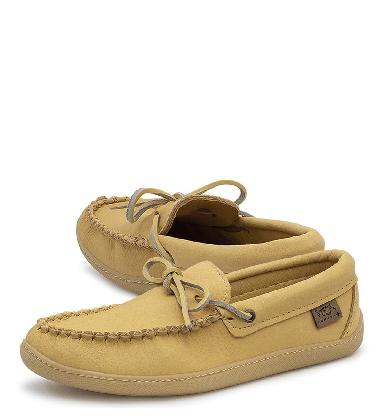 Mocassin Driving, Collet 2 Oeillets, Cuir, Semelle Mickey Naturelle