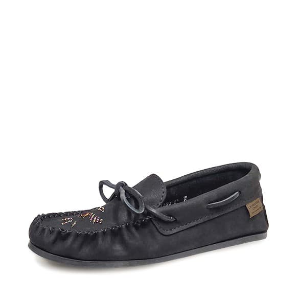 Mocassins Lacé Simple Collet Kabir, Perlé Semelle Ribb Naturelle
