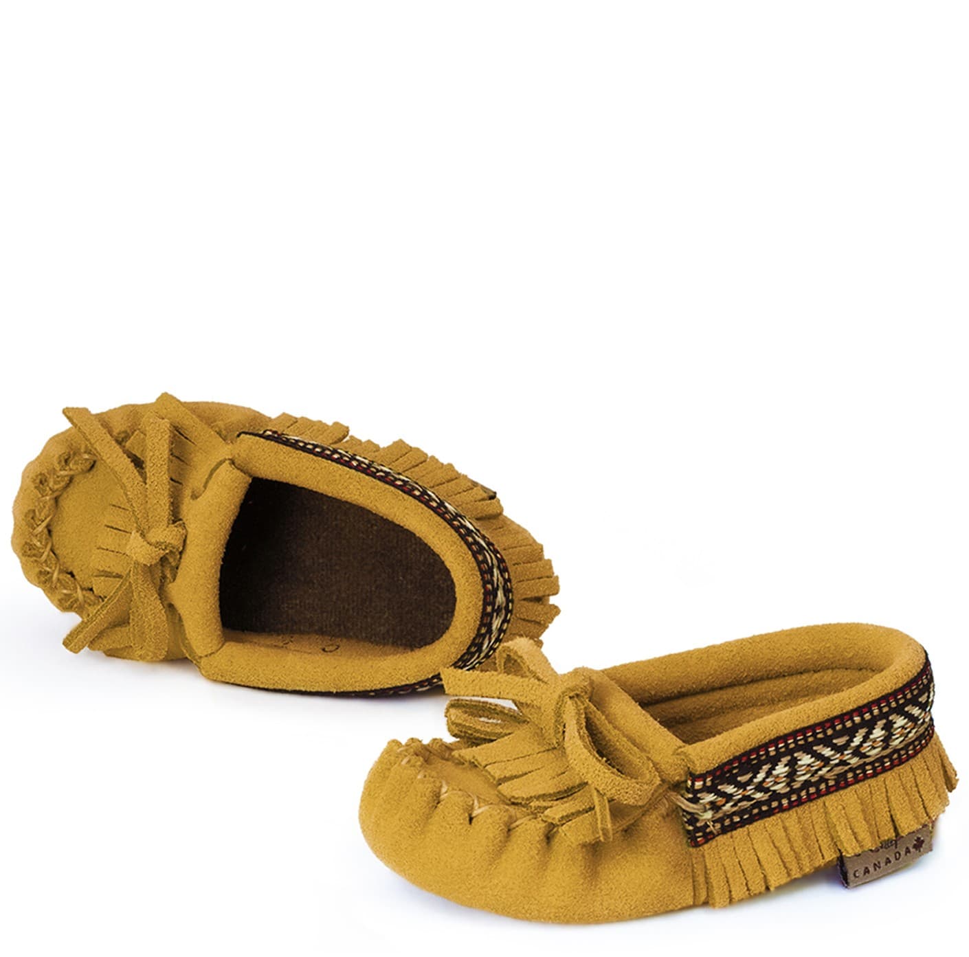 Mocassins, Frange & Palette, Broderie Décorative no 1
