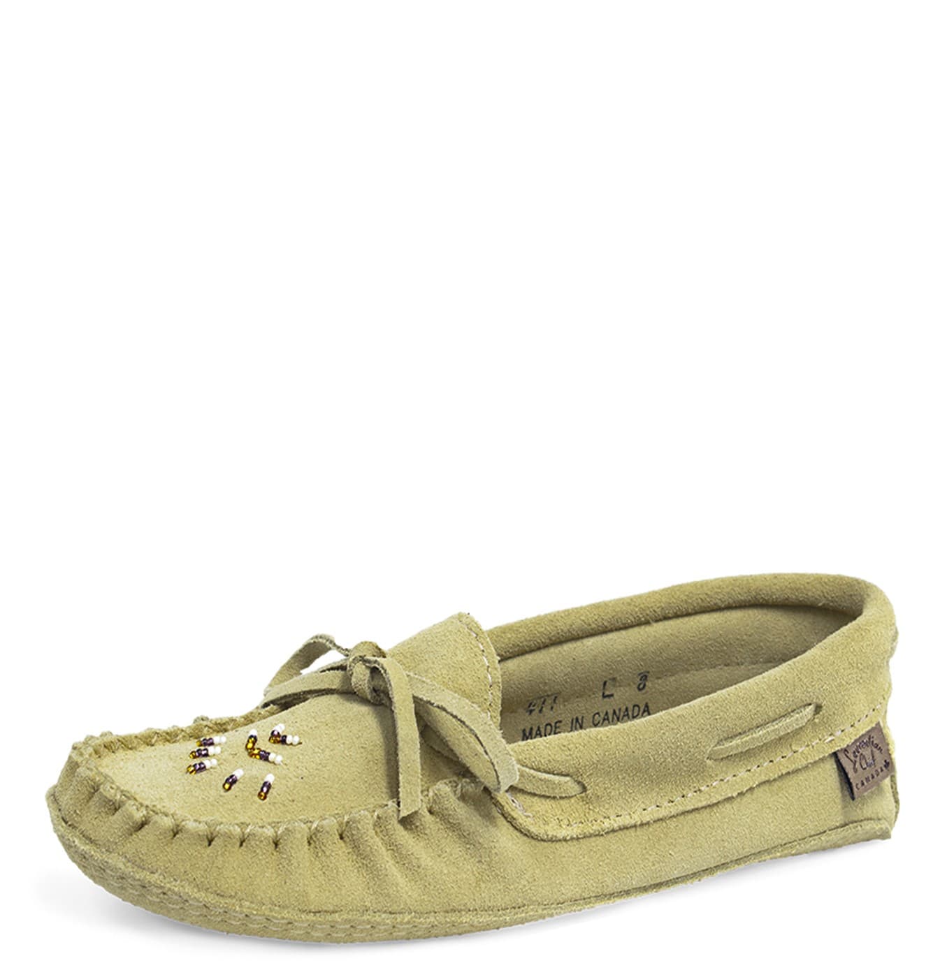 Mocassins, Collet Kabir Sponge Perlé Semelle Double Fait de Cuir Durable