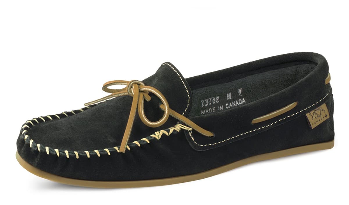 Mocassins Lacé Simple Collet Kabir Semelle Ribb Naturelle