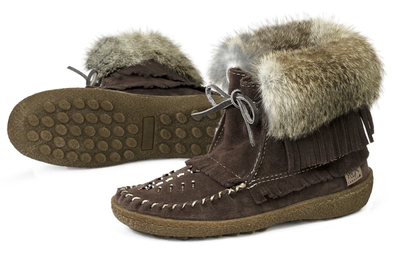 Comanche, Collet Fourrure Frange no 2 Heavy Matt, Perlé, Semelle Italia Naturelle
