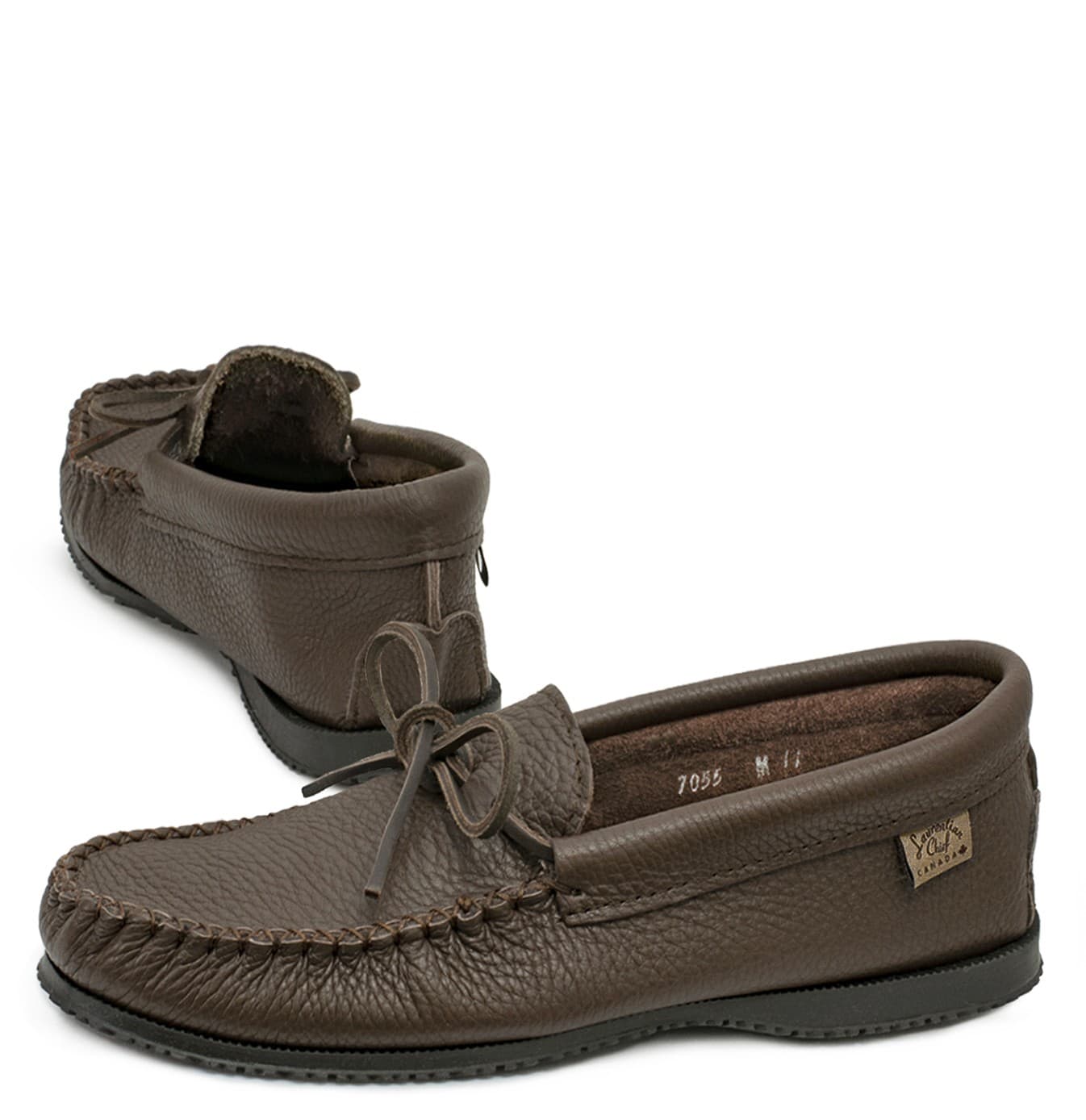 Mocassins, muni d'une Semelle Interieur et une semelle Indienne Noire