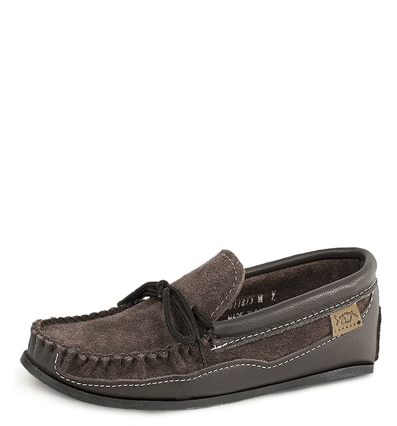Mocassins, Semelle Intérieure Appliqué sur Empeigne Cuir, Semelle Crepex Noir
