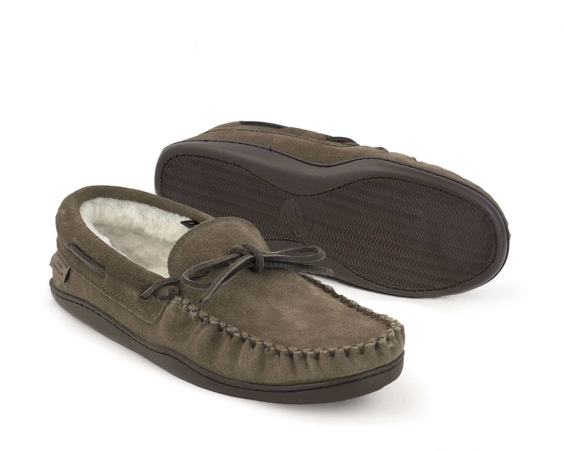 Mocassins, Collet Kabir Mouton Semelle K Naturelle