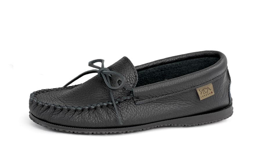 Mocassins, muni d'une Semelle Interieur et une semelle Indienne Noire